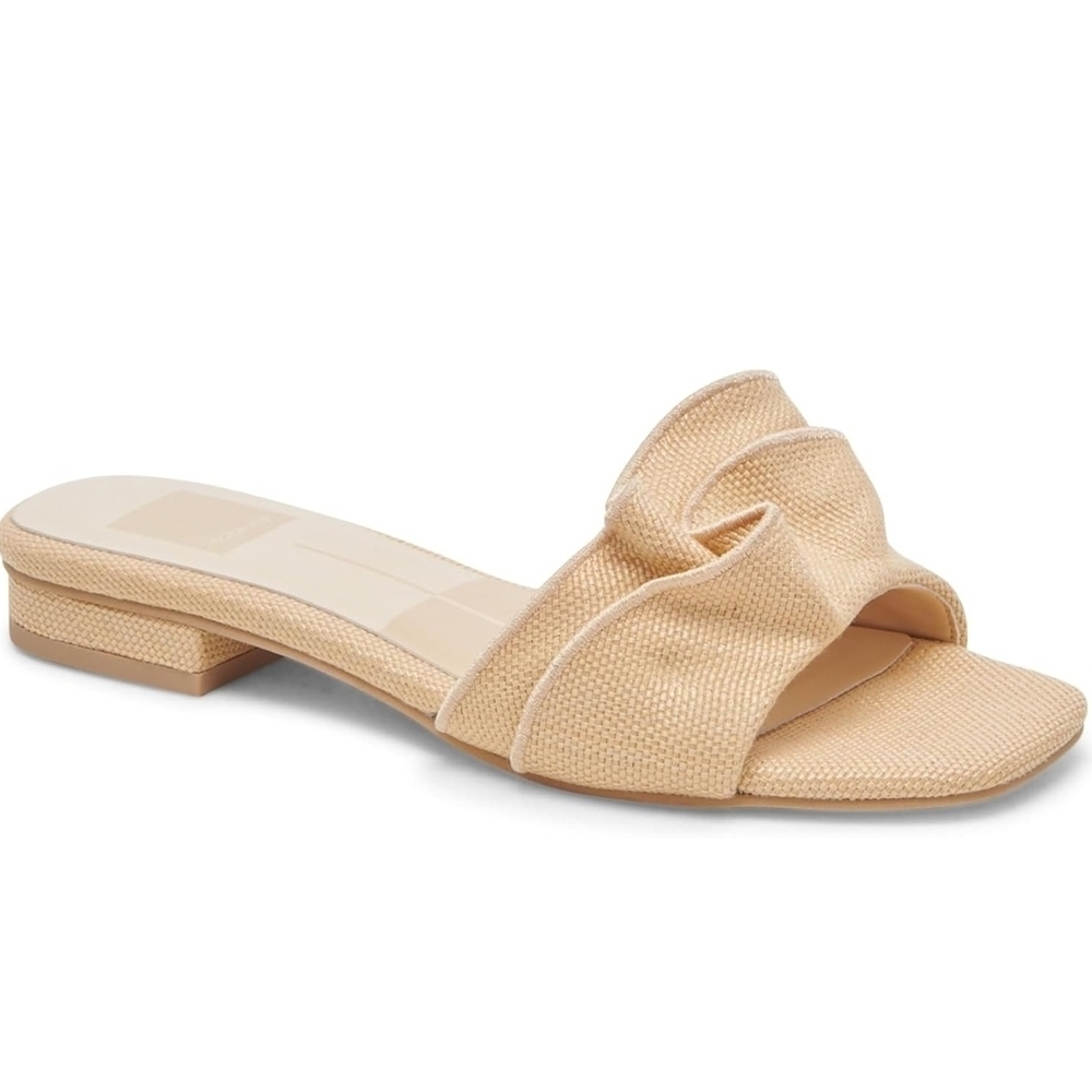 Dolce Vita Beige Women's Slide Sandals